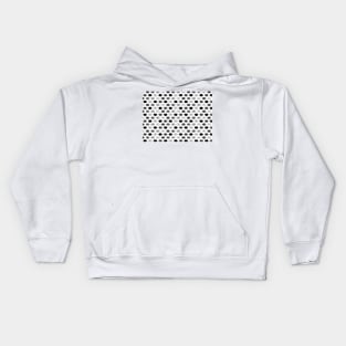 Lips White Pattern Kids Hoodie